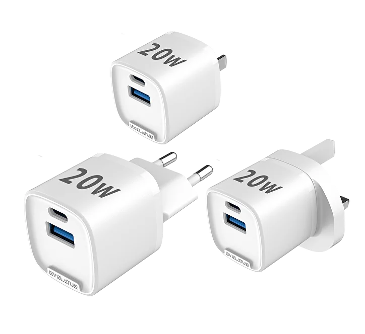 20W Dual Port Fast Wall Charger